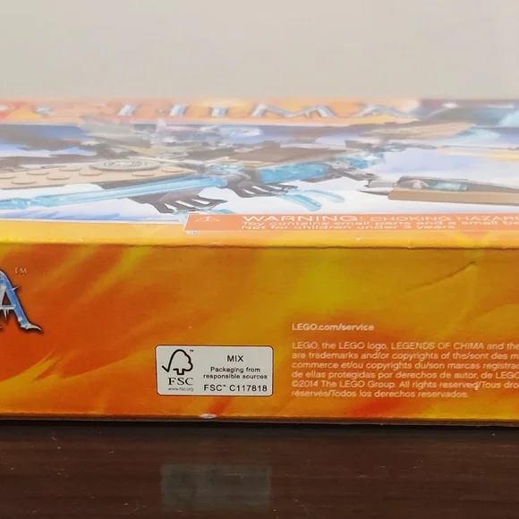 Lego -Chima - Vardy's Ice Vulture Glider 70141 Factory Sealed Box RETIRED RARE - Picture 3 of 6